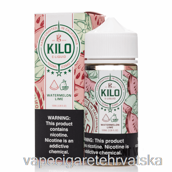 Vape Hrvatska Lubenica Limeta - Kilo Revival - 100ml 3mg